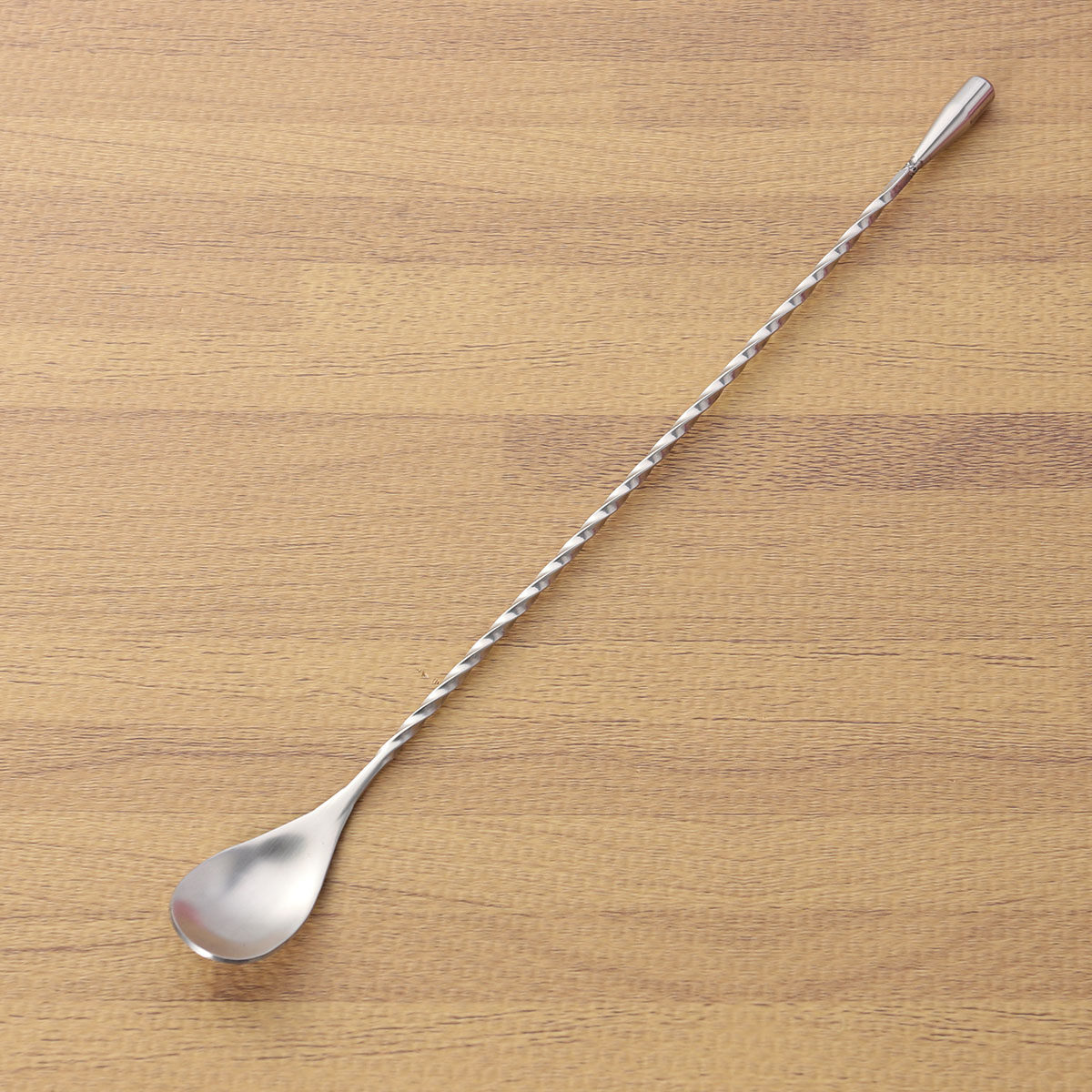 Bar Spoon Twisted - Profesyonel 31 cm Bükümlü Paslanmaz Çelik
