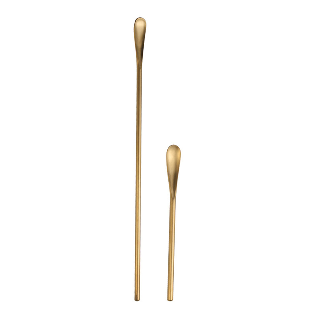 Bar Spoon Twisted - 2 Adet Premium Paslanmaz Çelik Karıştırma