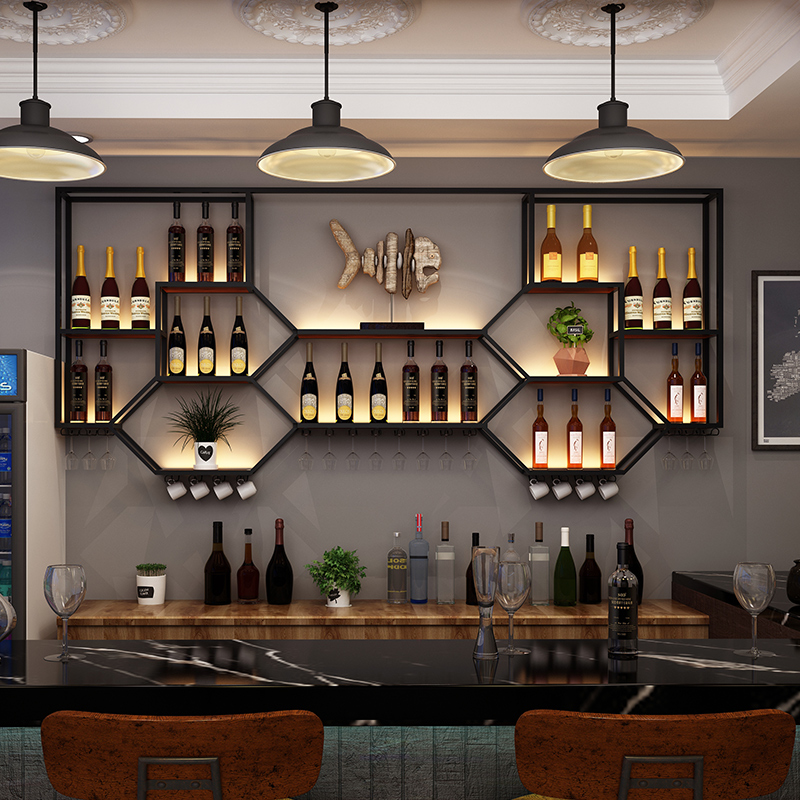 Metal Raflar Şarap Dolabı Otur - Home Bar Shelves incelemesi ve fiyatı